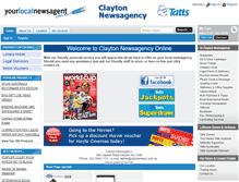 Tablet Screenshot of claytonnews.com.au